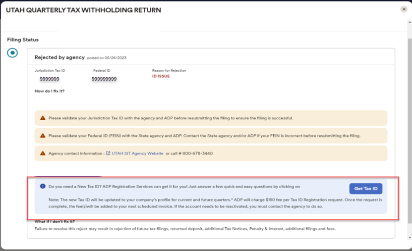 ADP Release Notes Employment Tax